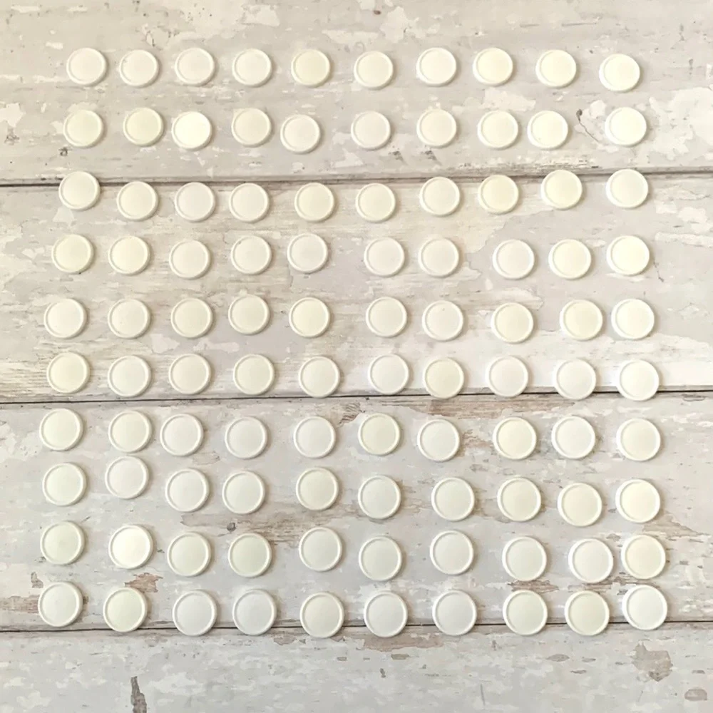 Learning Resources Counting Discs 100pc Set Educational Round Counters Set White